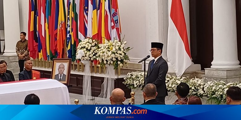 Menlu Sugiono Pimpin Penghormatan Terakhir Mendiang Zetro: Beliau Seorang Family Man